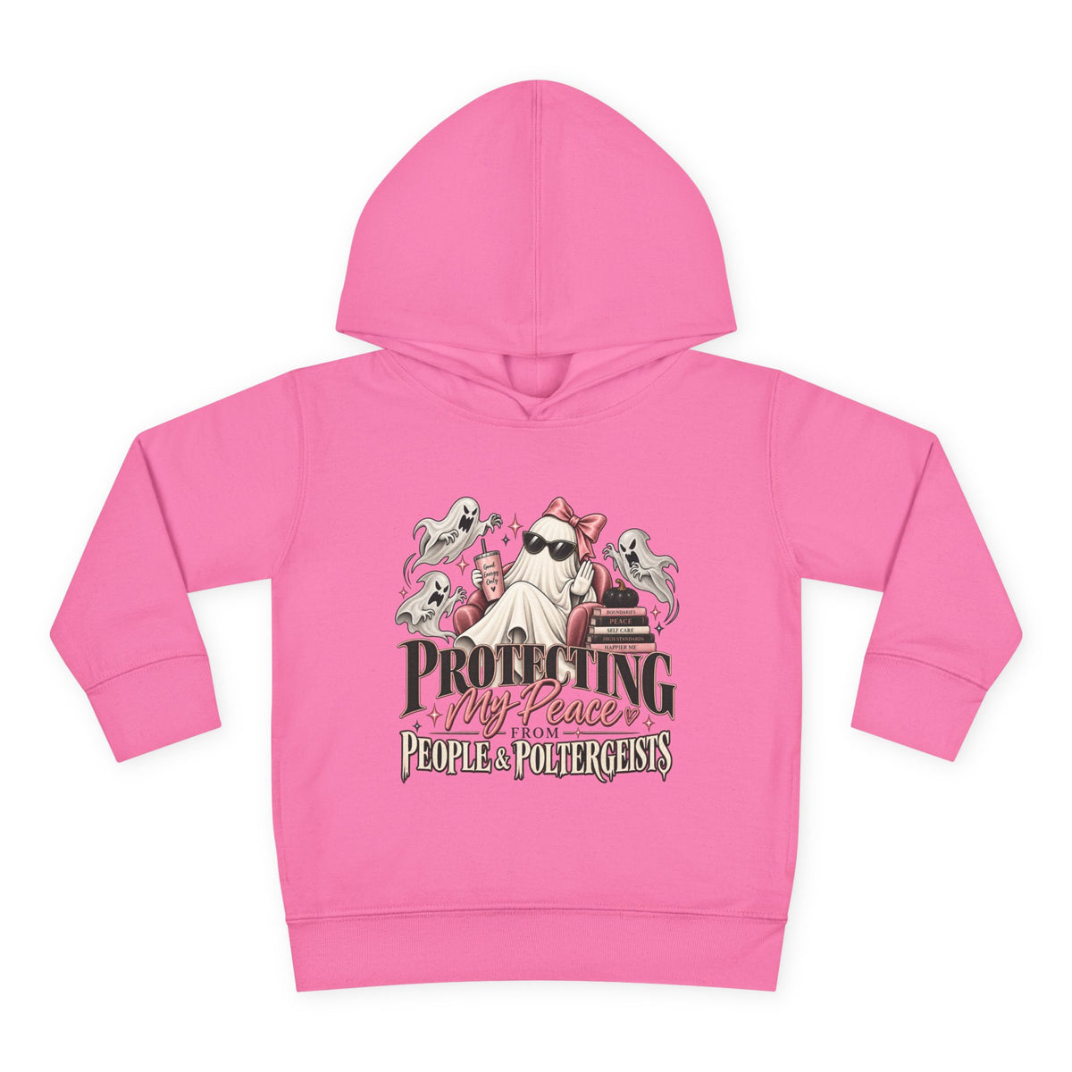 Protecting My Peace From People & Poltergeists™ Toddler Halloween Hoodie