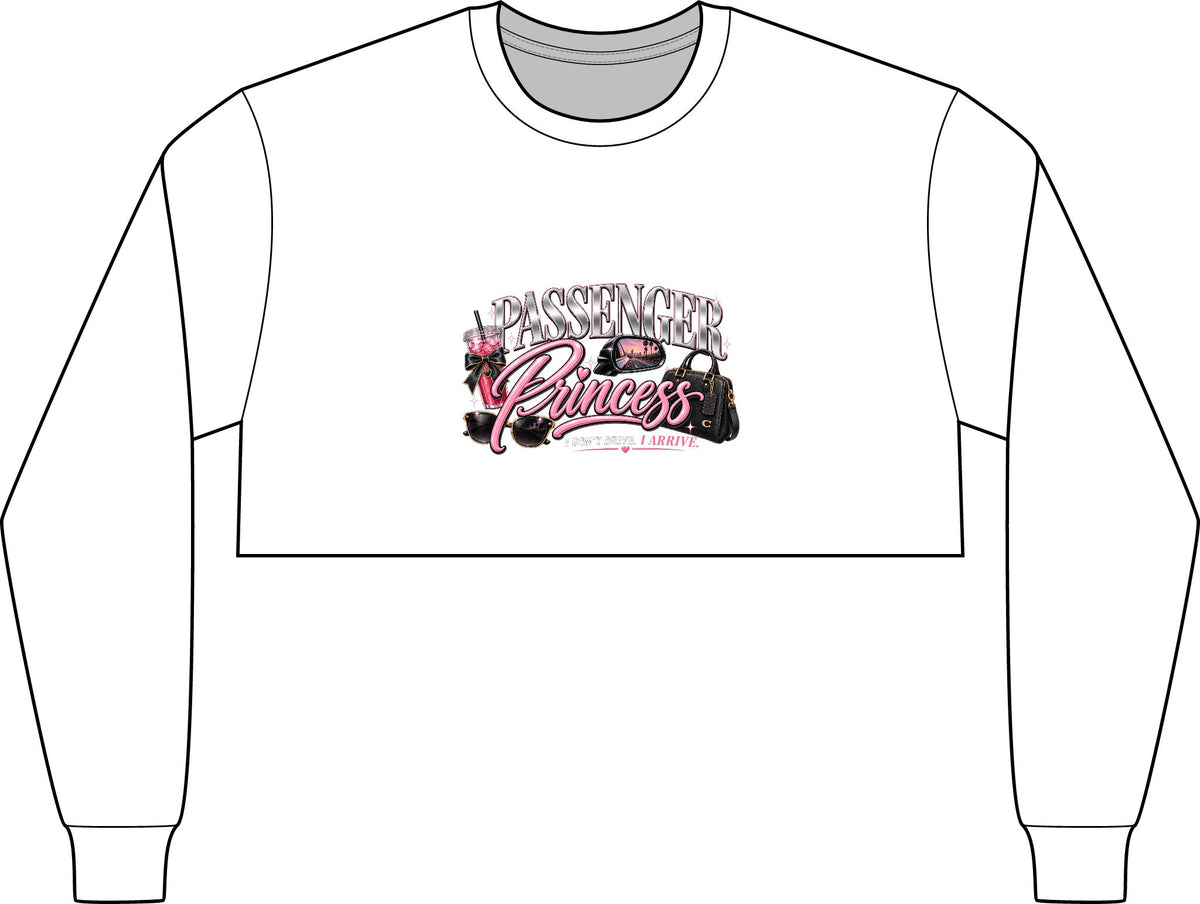 Passenger Princess Fashion Crop Long Sleeve Tee