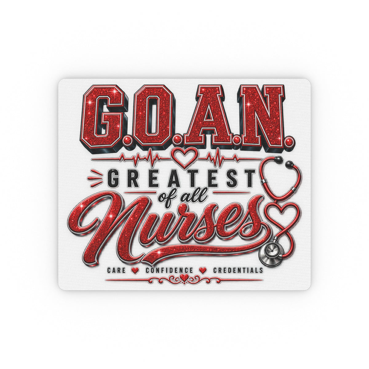 G.O.A.N Signature Red Mouse Pad