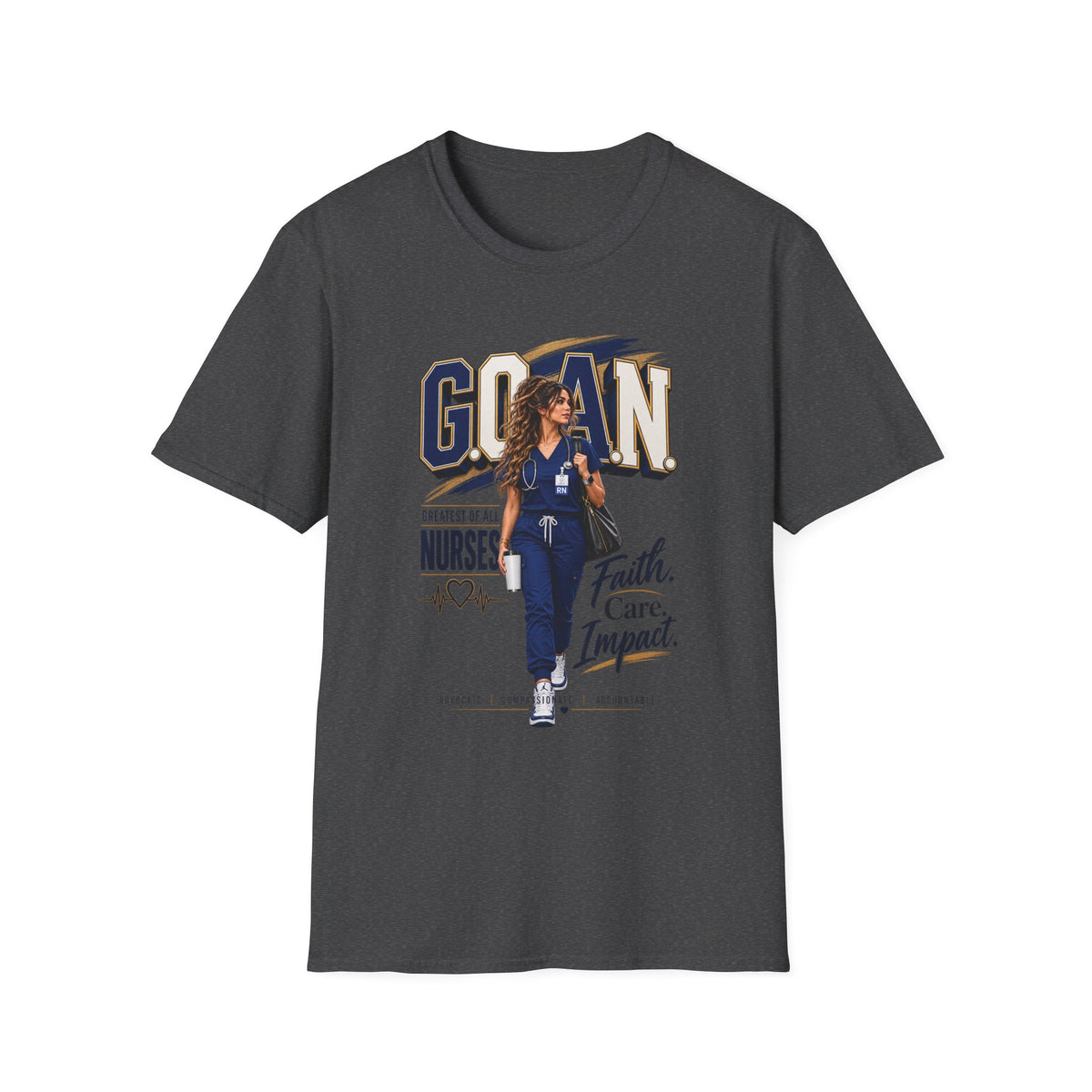 G.O.A.N.™ Faith. Care. Impact Tee