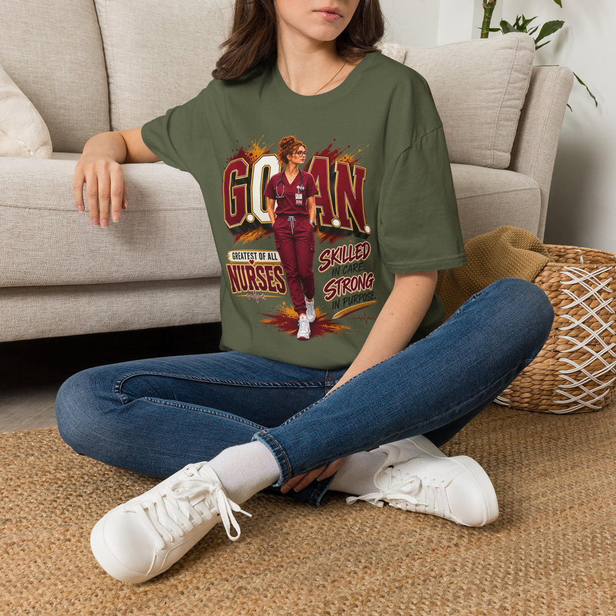 G.O.A.N.™ Skilled in Care. Strong in Purpose Tee