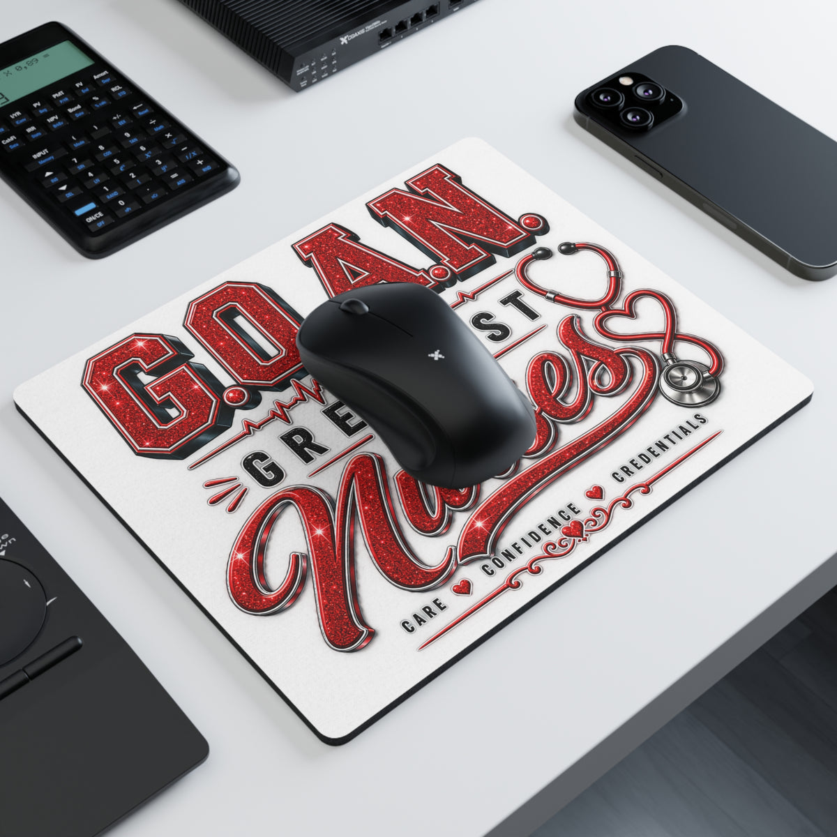 G.O.A.N Signature Red Mouse Pad