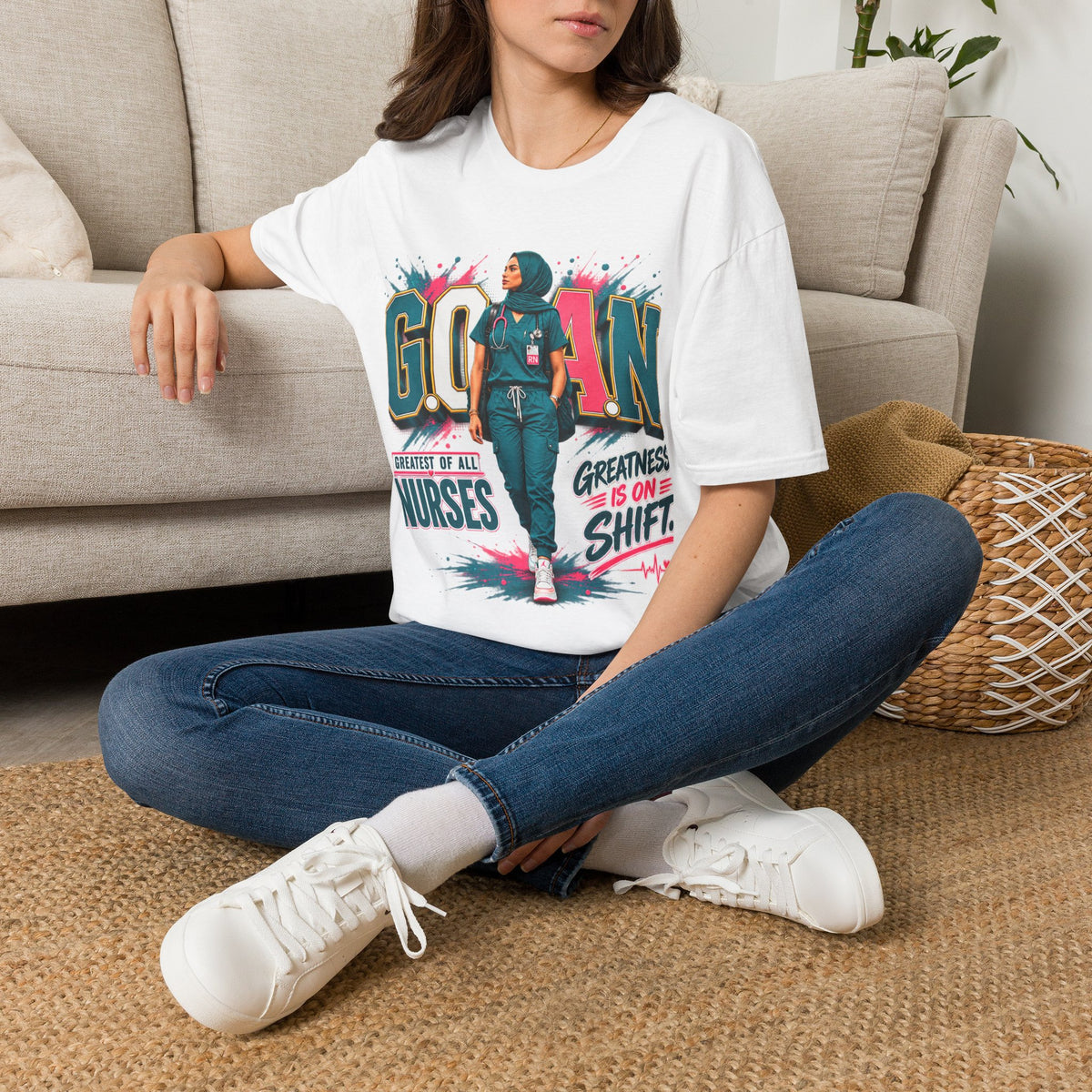 G.O.A.N.™ Greatness is on Shift Tee