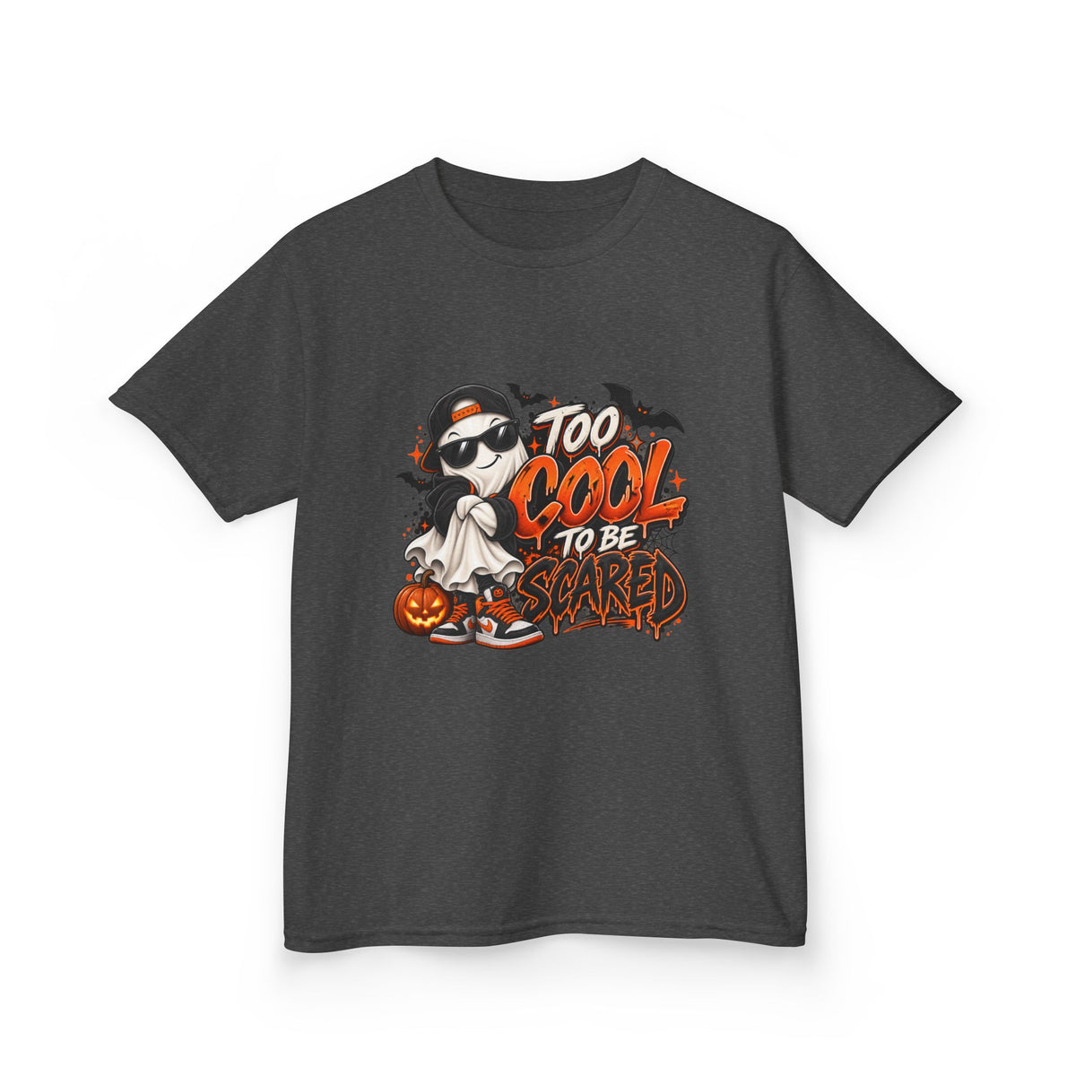 Too Cool to Be Scared™ Ghost Kids’ Halloween Tee