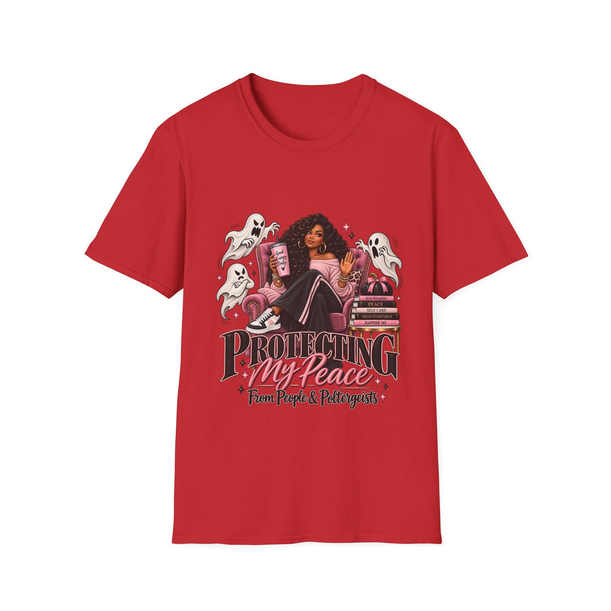 Protecting My Peace Halloween Ladies Regular Fit Tee