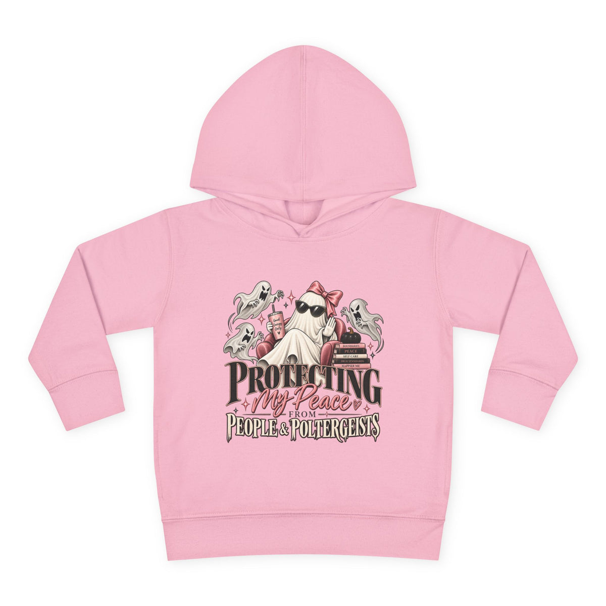 Protecting My Peace From People & Poltergeists™ Toddler Halloween Hoodie