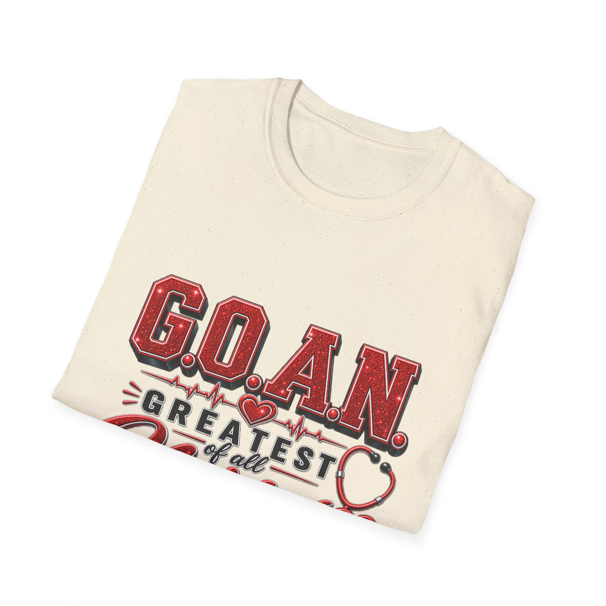 G.O.A.N.™ Signature Red Glitter Tee