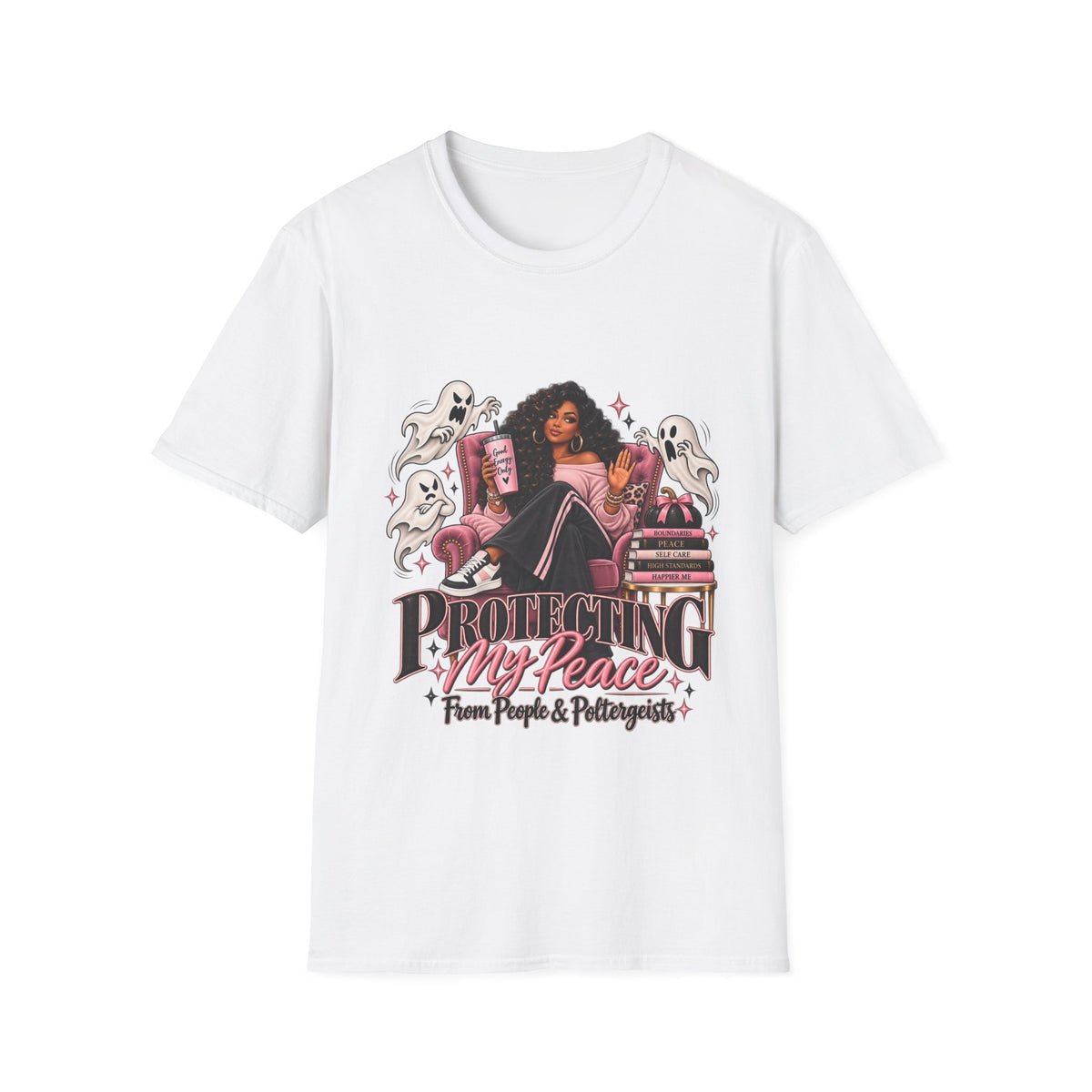 Protecting My Peace Halloween Ladies Regular Fit Tee