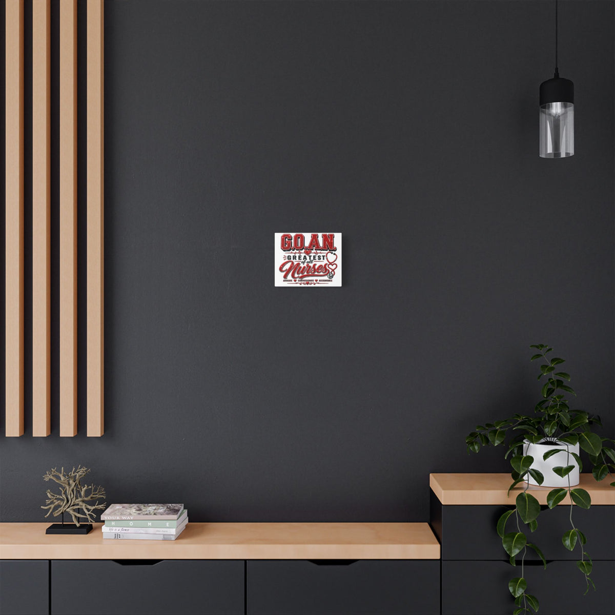 Greatest of All Nurses Canvas Wall Art