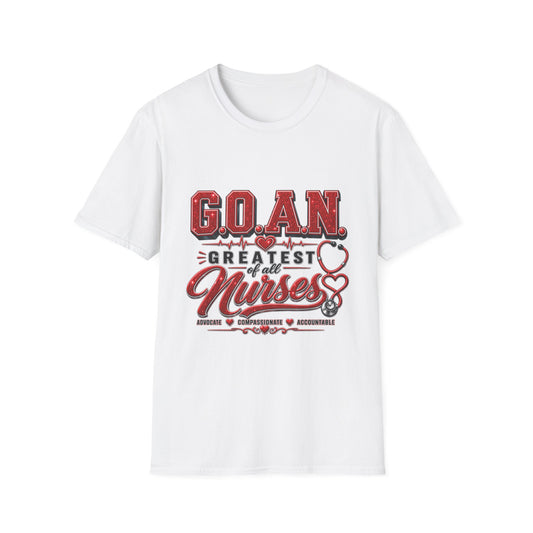 G.O.A.N.™ Signature Red Glitter Tee