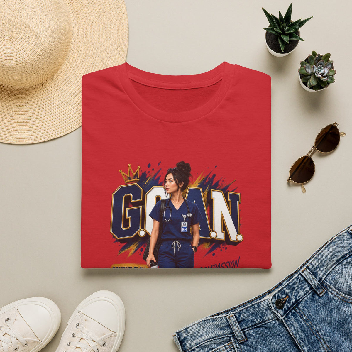G.O.A.N.™ Compassion in Action. Excellence Every Day Tee