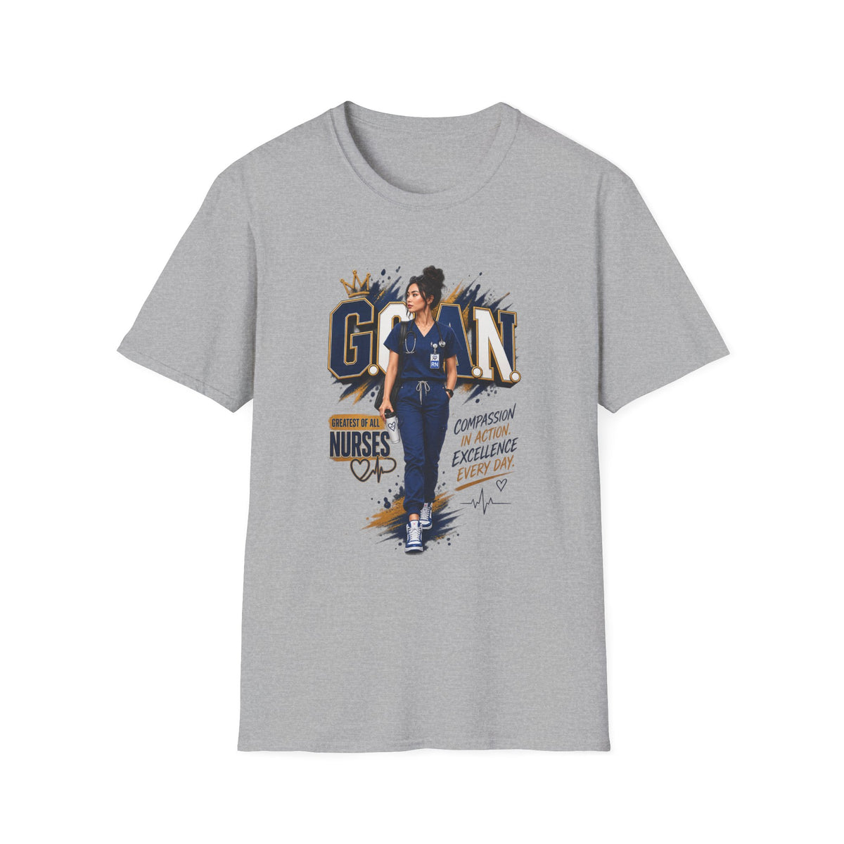 G.O.A.N.™ Compassion in Action. Excellence Every Day Tee