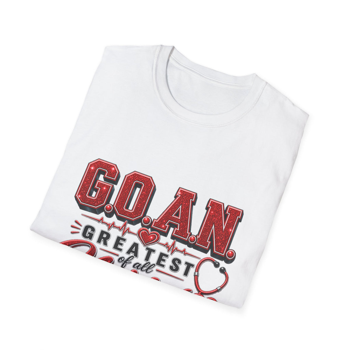 G.O.A.N.™ Signature Red Glitter Tee