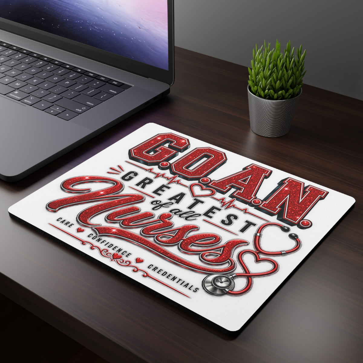 G.O.A.N Signature Red Mouse Pad