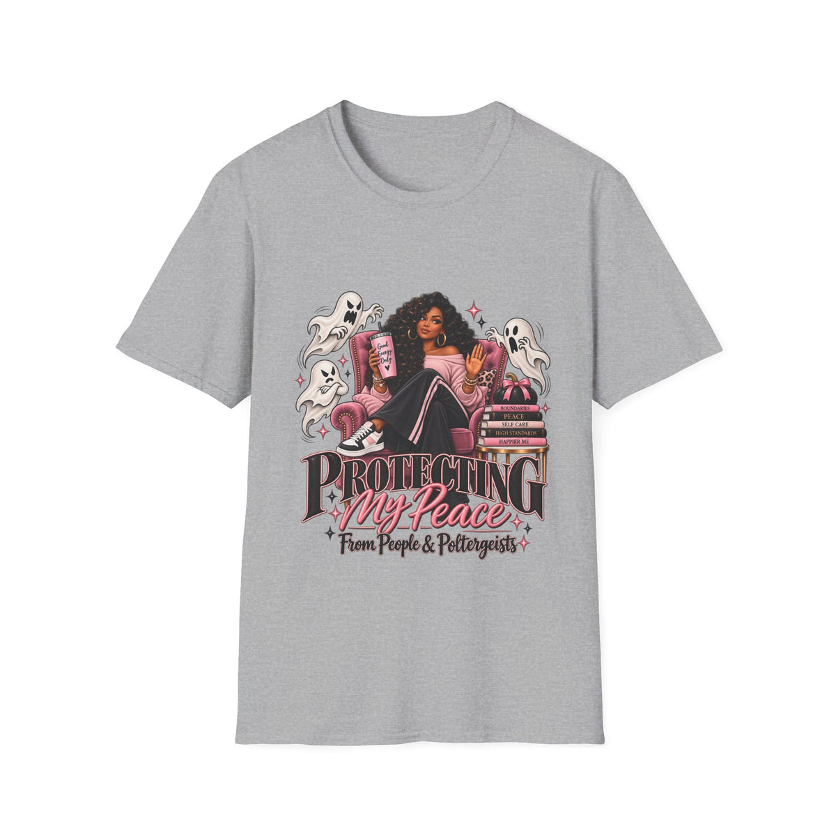 Protecting My Peace Halloween Ladies Regular Fit Tee