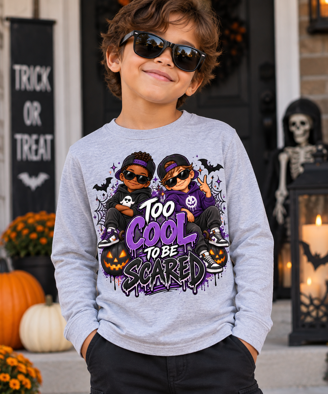 Too Cool to Be Scared™ Kids’ Performance Long Sleeve