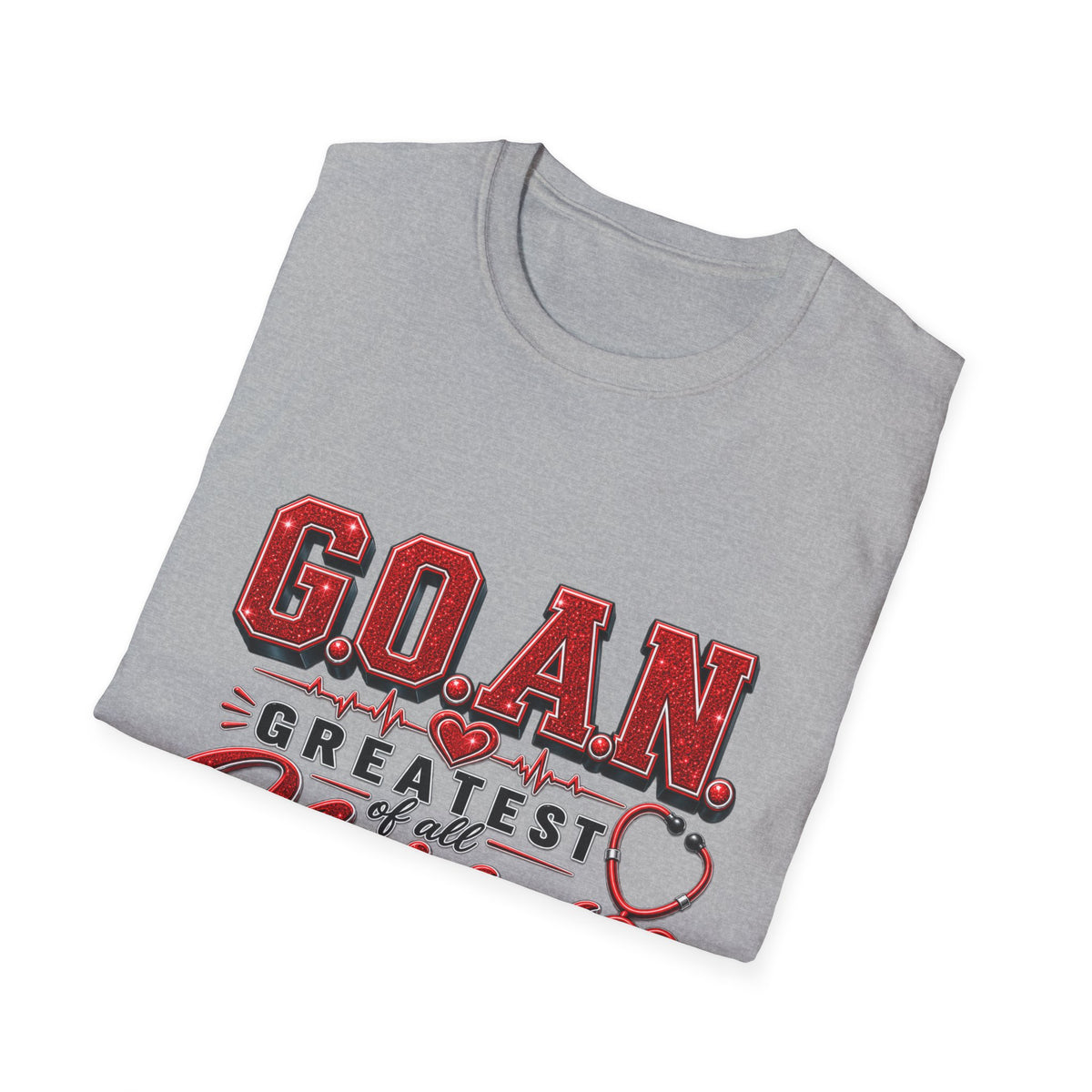 G.O.A.N.™ Signature Red Glitter Tee