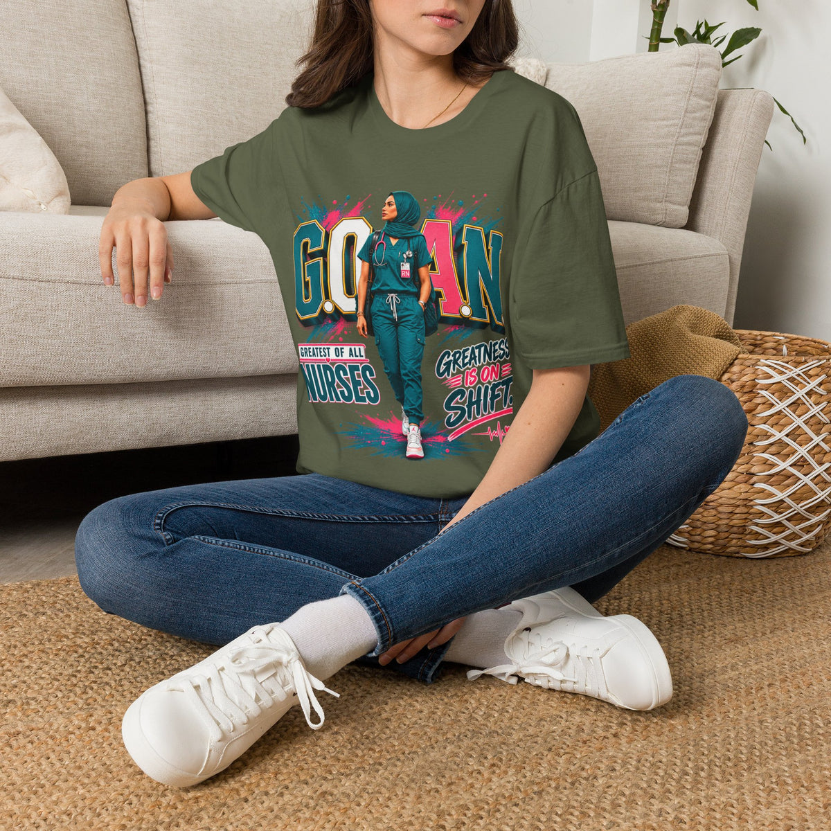 G.O.A.N.™ Greatness is on Shift Tee