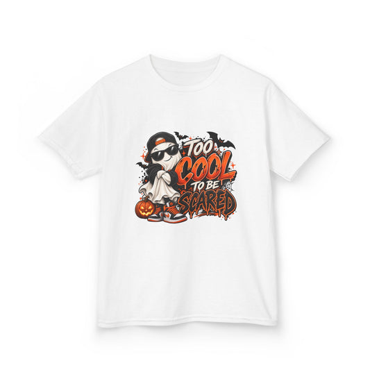 Too Cool to Be Scared™ Ghost Kids’ Halloween Tee