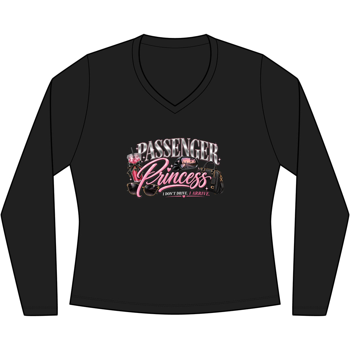 Passenger Princess Long Sleeve V-Neck Tee