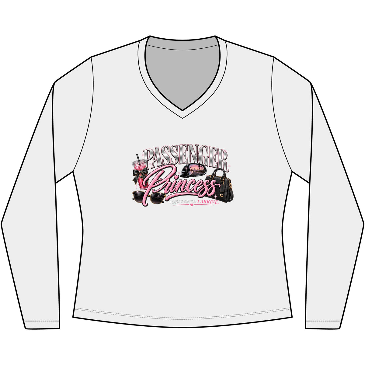 Passenger Princess Long Sleeve V-Neck Tee