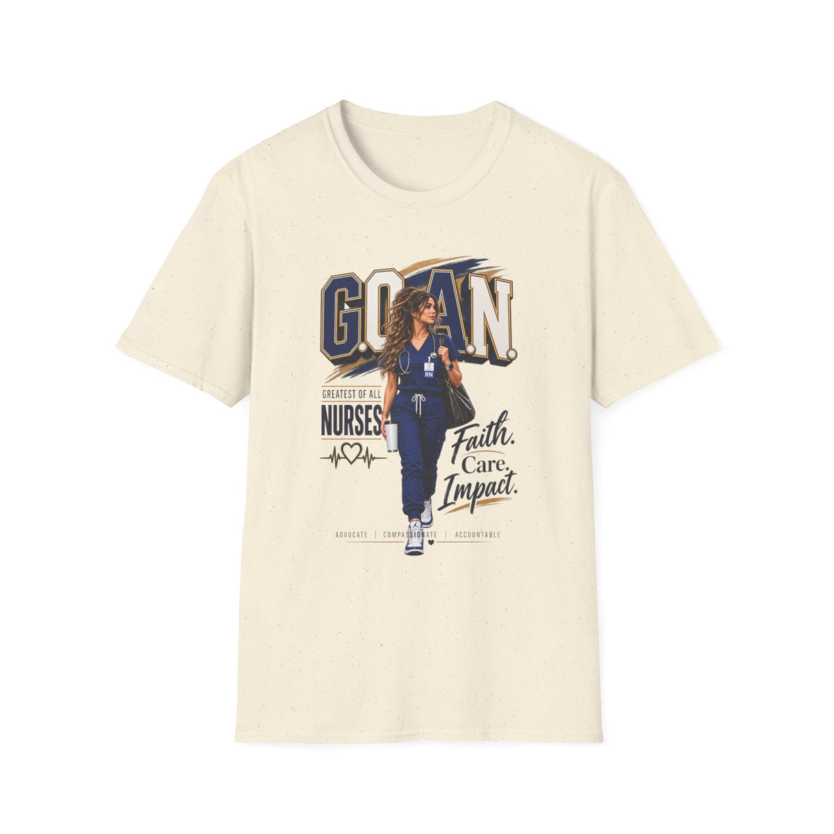 G.O.A.N.™ Faith. Care. Impact Tee