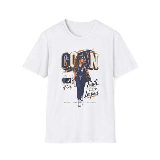 G.O.A.N.™ Faith. Care. Impact Tee