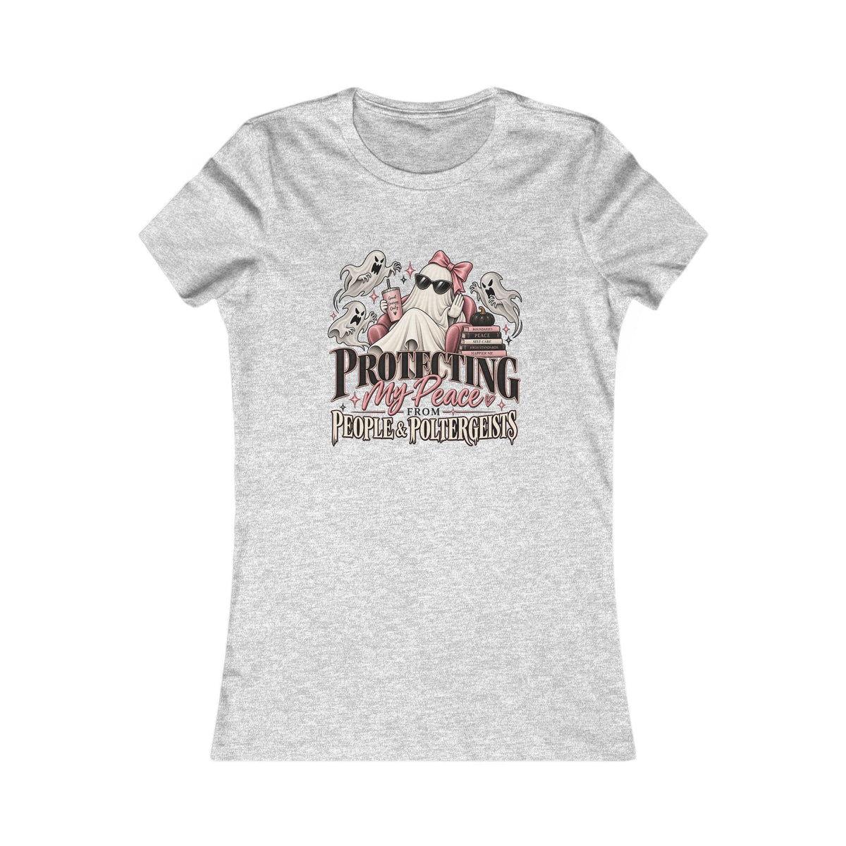 Protecting My Peace Ghost Women's Slim Fit Tee