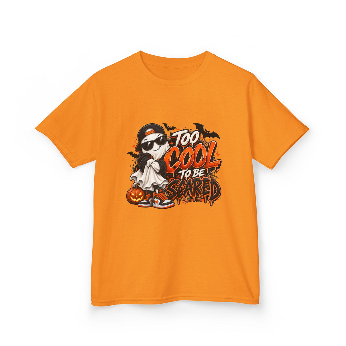 Too Cool to Be Scared™ Ghost Kids’ Halloween Tee