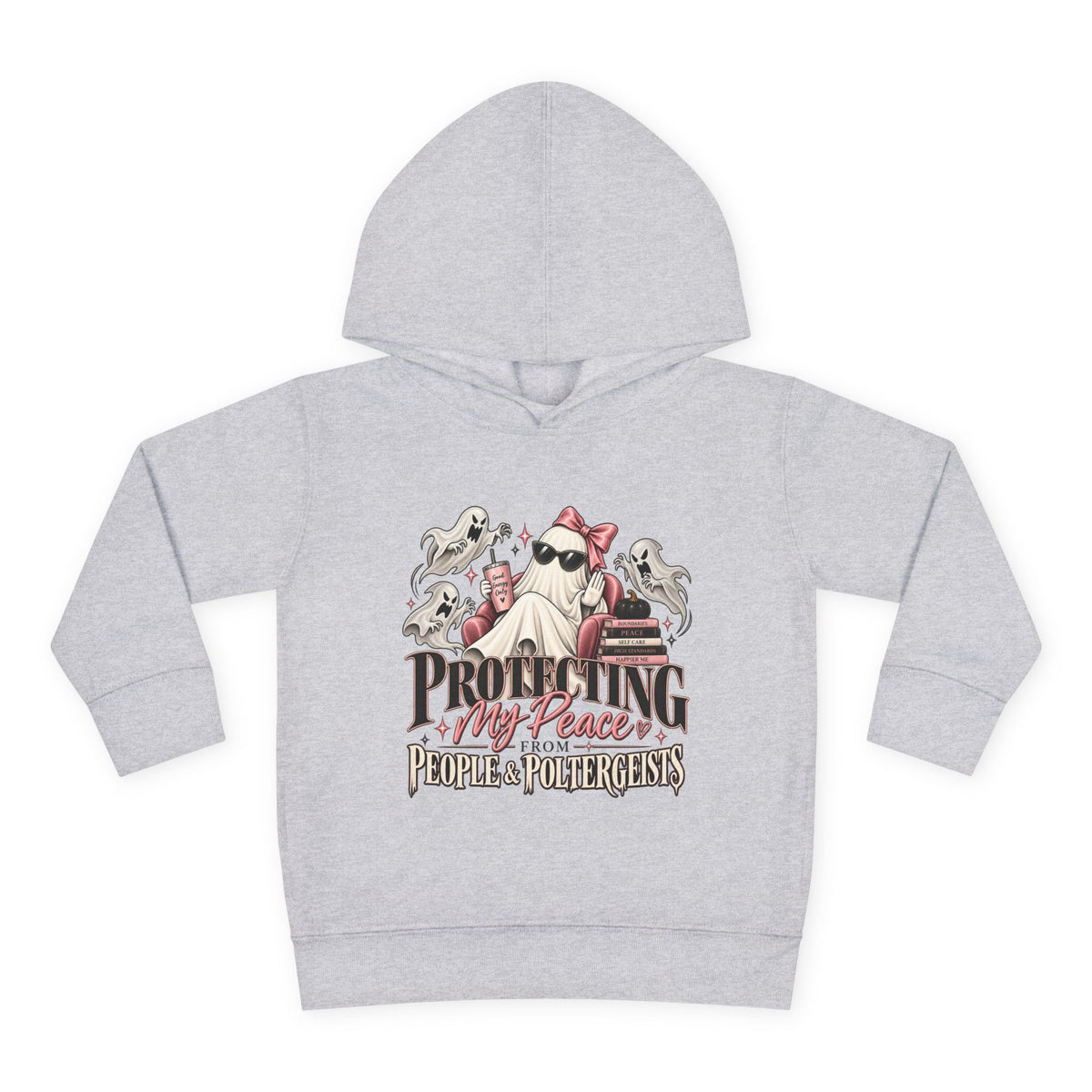 Protecting My Peace From People & Poltergeists™ Toddler Halloween Hoodie
