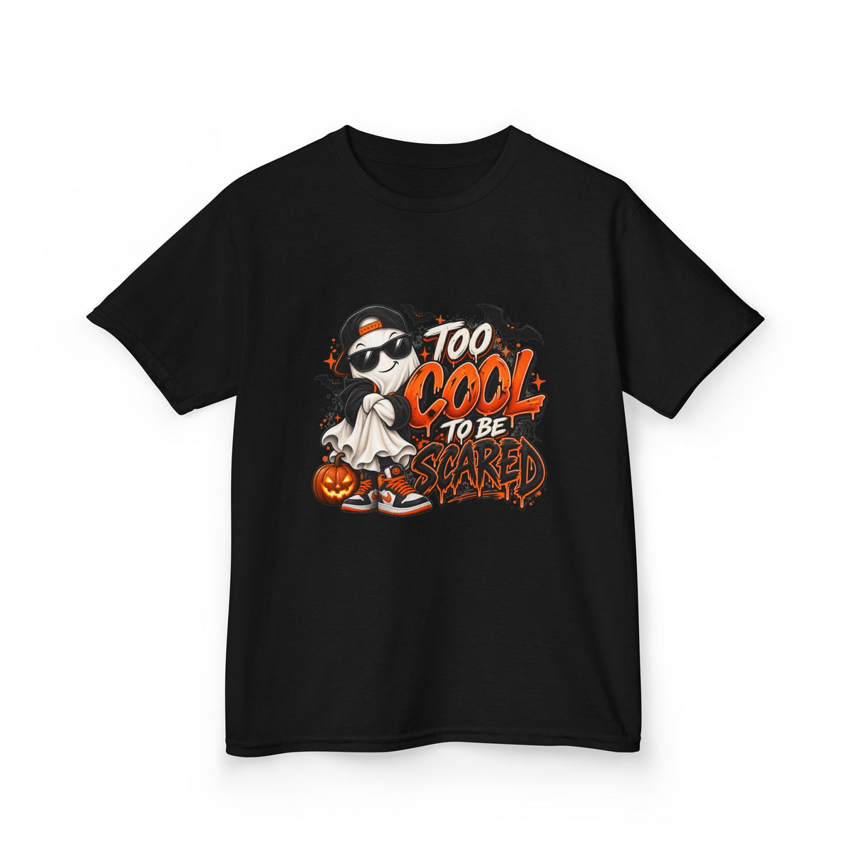 Too Cool to Be Scared™ Ghost Kids’ Halloween Tee