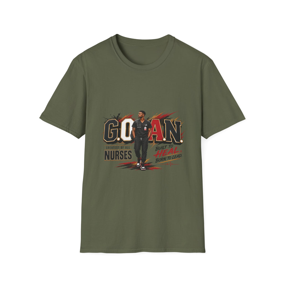 G.O.A.N.™ Built to Heal. Born to Lead. Tee