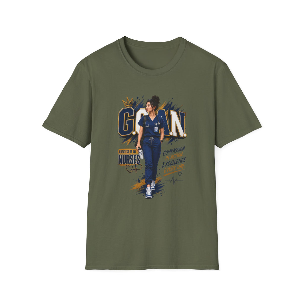G.O.A.N.™ Compassion in Action. Excellence Every Day Tee