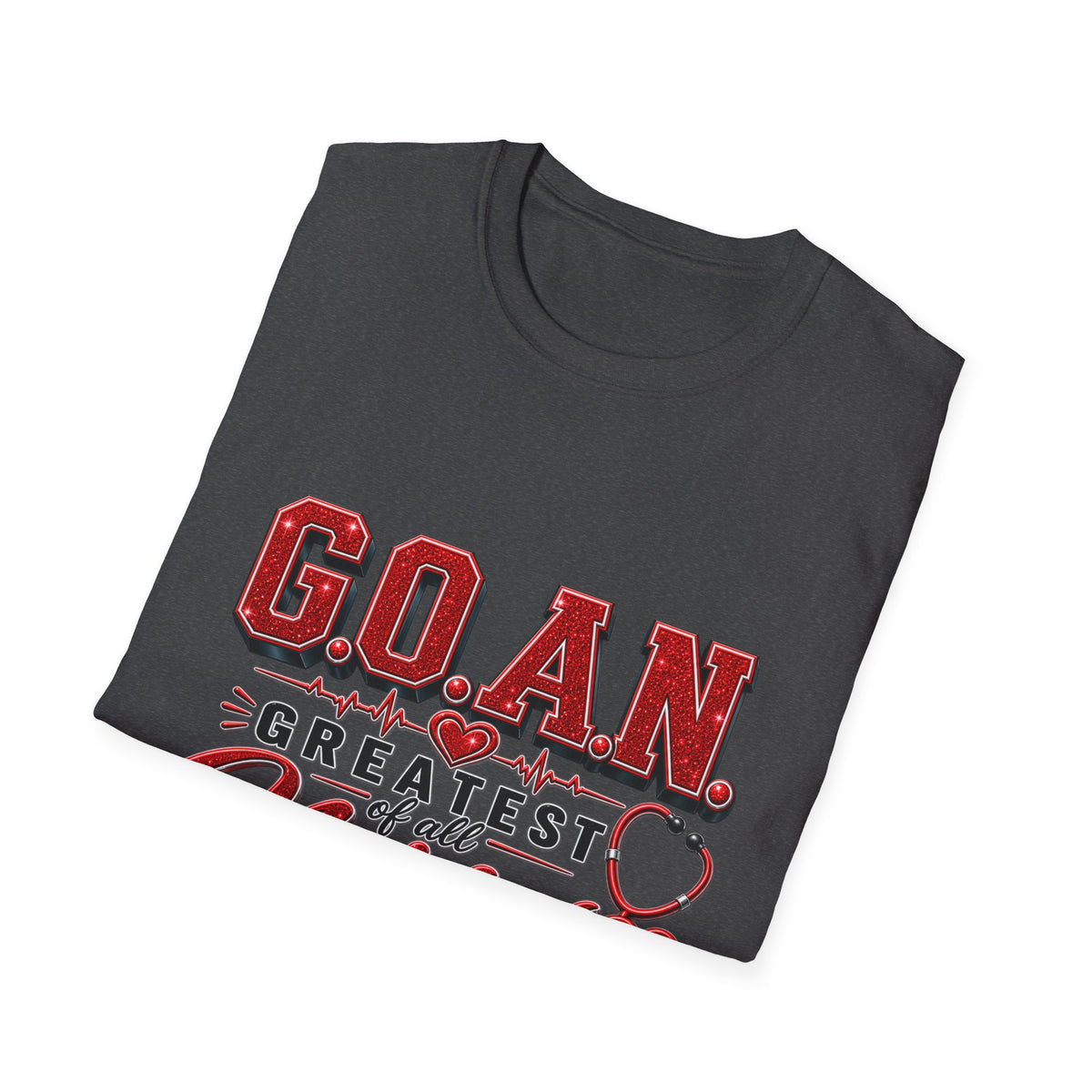 G.O.A.N.™ Signature Red Glitter Tee
