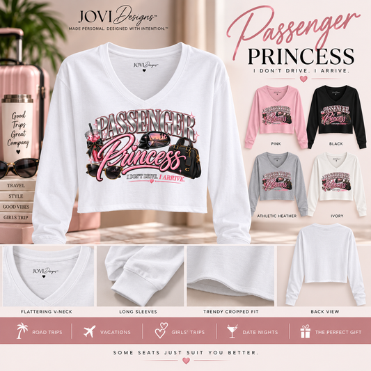 Passenger Princess Fashion Crop Long Sleeve Tee